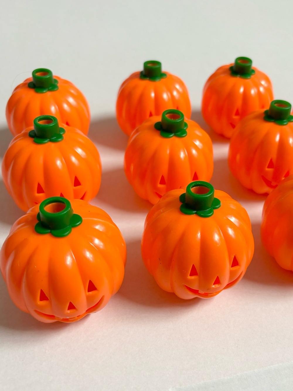 Vintage Halloween Jack O Lantern Pumpkin Blow Mold Light Covers